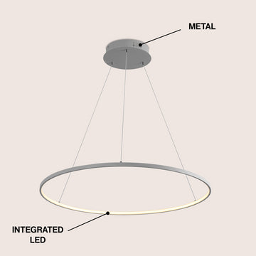 Brice Modern Contemporary Iron Integrated LED Pendant